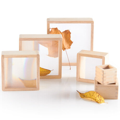 guidecraft ontdekkingsblokken met vergrootglas - 6st | G3018 | 1