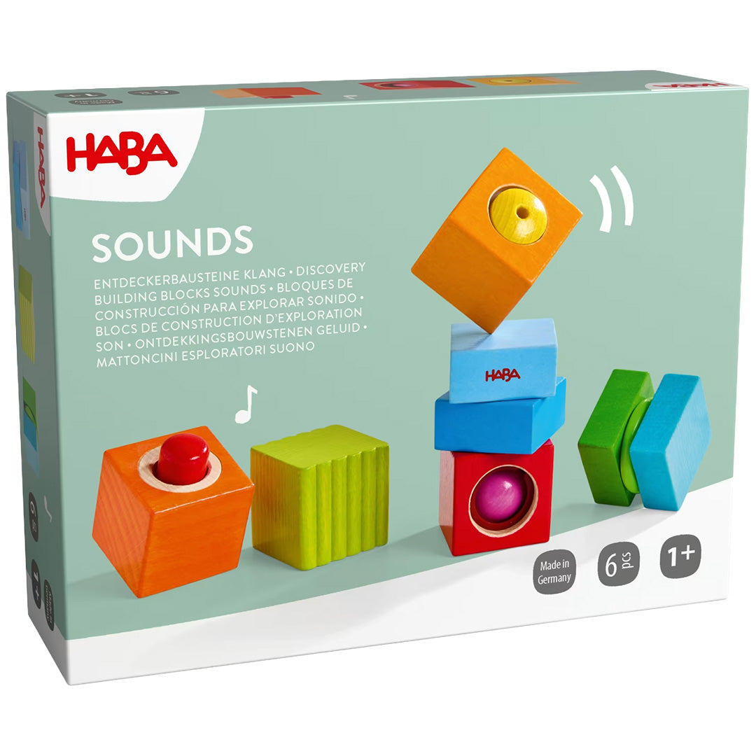 haba blokken met geluid - 6st