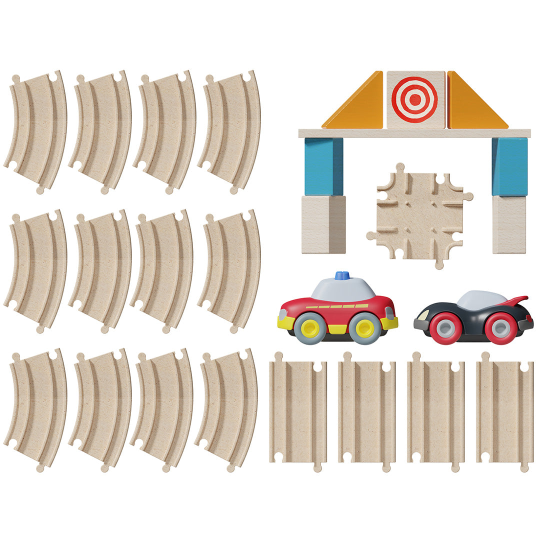 haba cars autobaan - mijn eerste racebaan | 2011834001 | 3