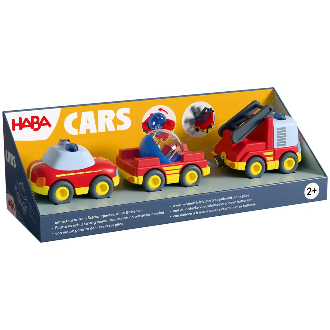 haba cars brandweerset - 4st | HABA2013816001 | 2