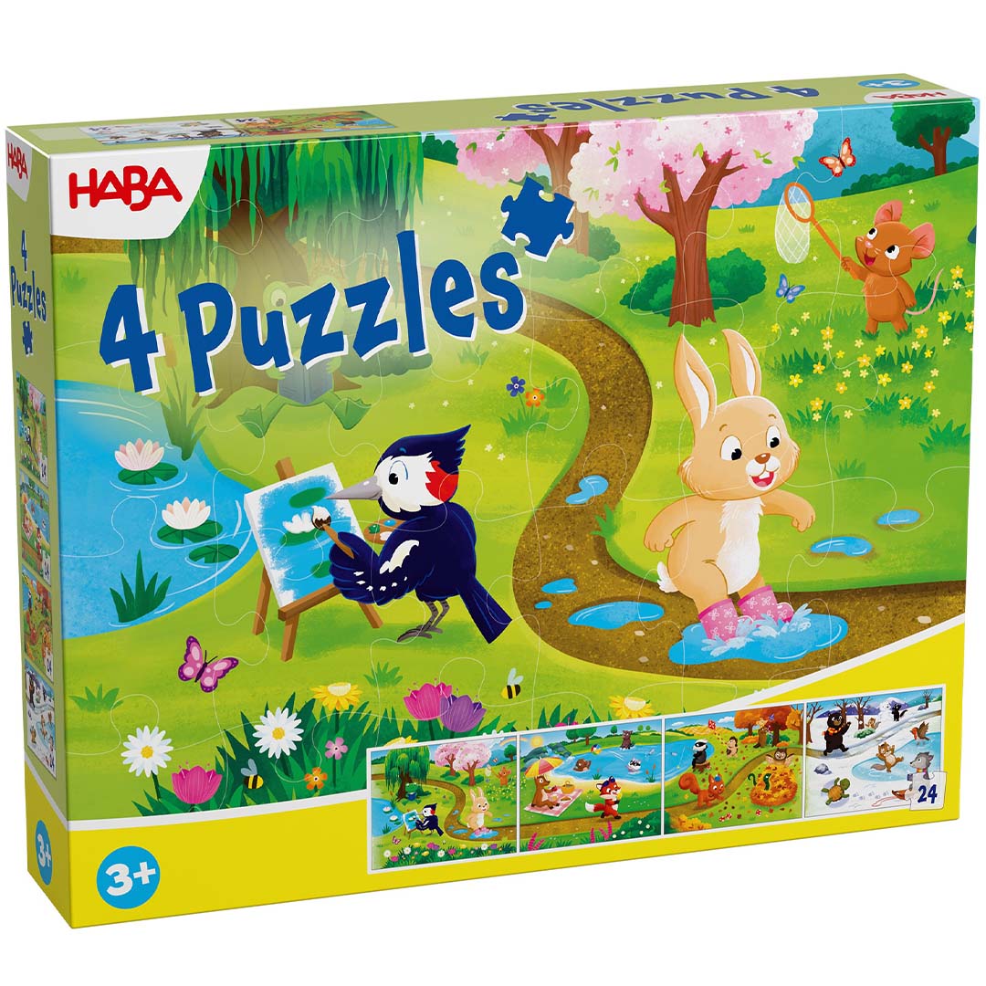 haba puzzel 4 seizoenen - 4x24st  | 2013402001  | 