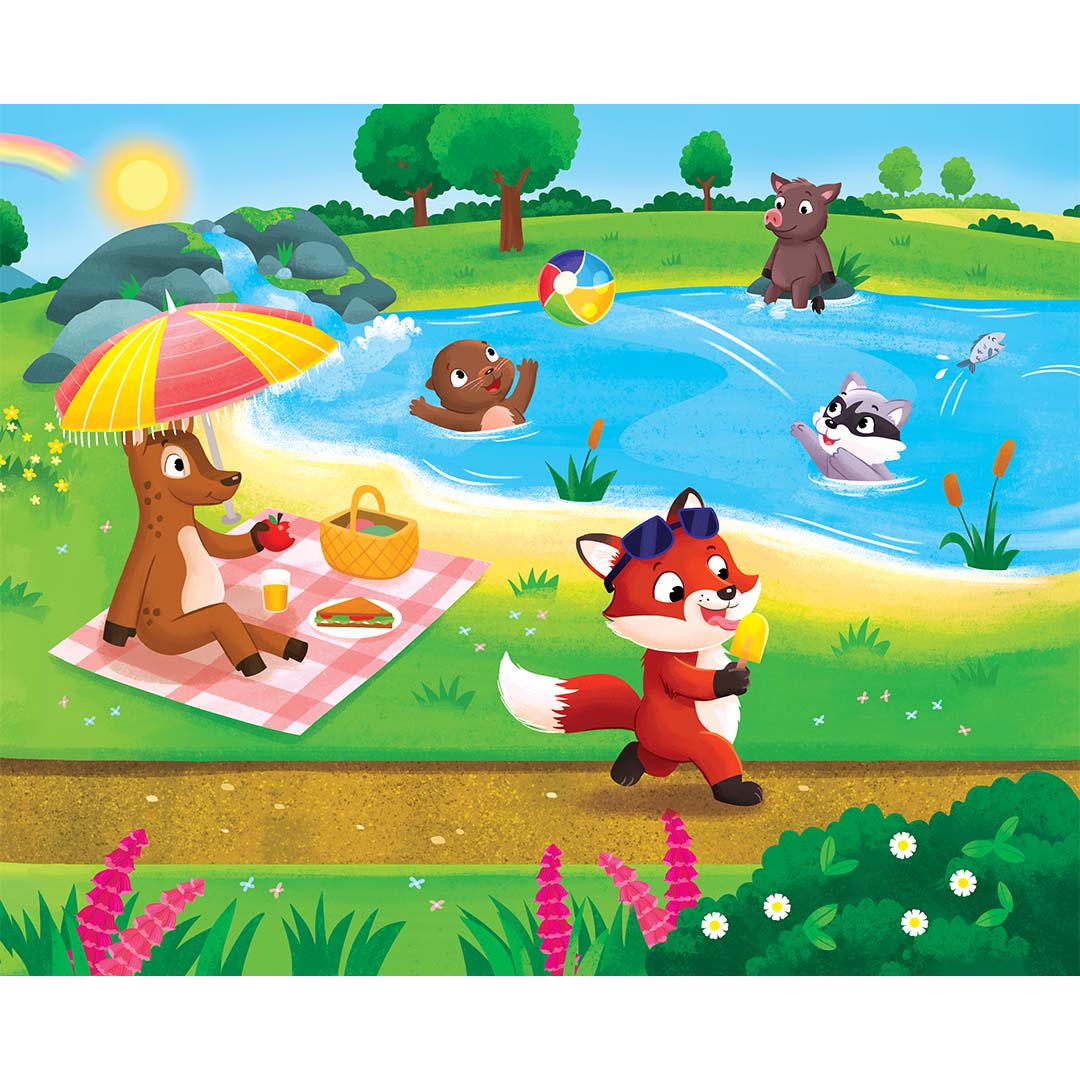 haba puzzel 4 seizoenen - 4x24st  | 2013402001  | 2