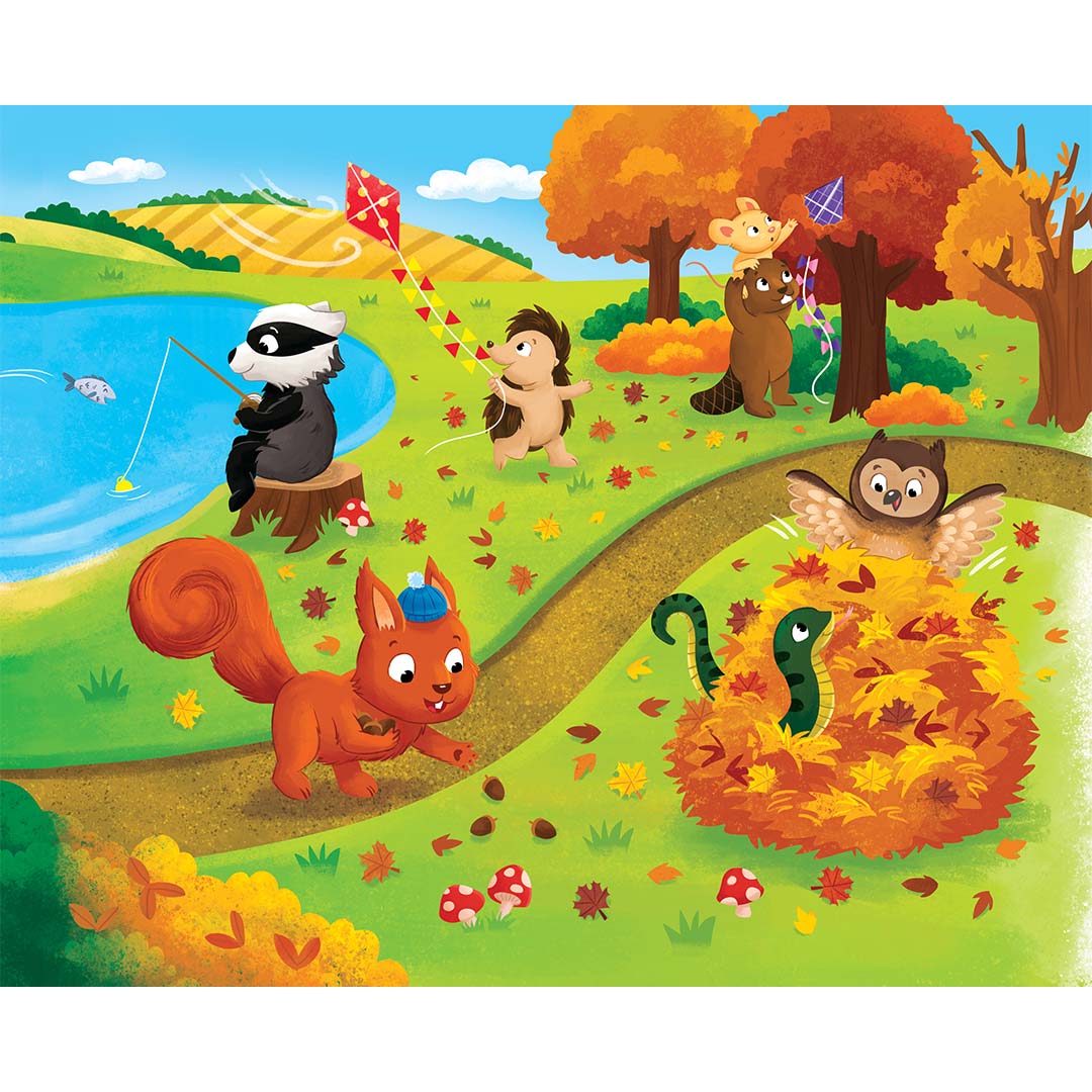 haba puzzel 4 seizoenen - 4x24st  | 2013402001  | 4