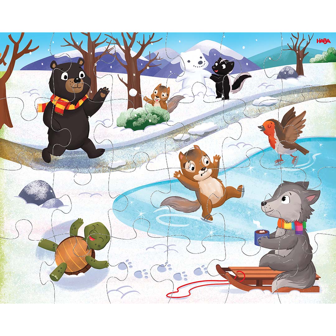 haba puzzel 4 seizoenen - 4x24st  | 2013402001  | 5