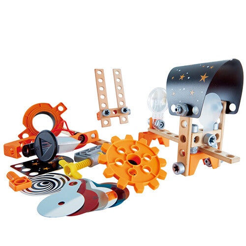 hape bouwset optica laboratorium - 54-delig | E3034 | 1