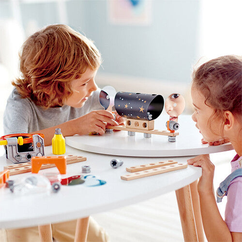 hape bouwset optica laboratorium - 54-delig | E3034 | 2