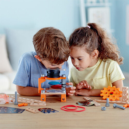 hape bouwset optica laboratorium - 54-delig | E3034 | 3