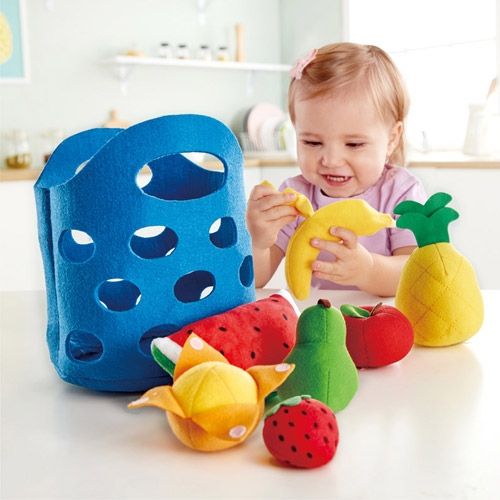 hape fruitmandje met fruit - 8-delig | E3169 | 3
