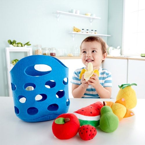 hape fruitmandje met fruit - 8-delig | E3169 | 4