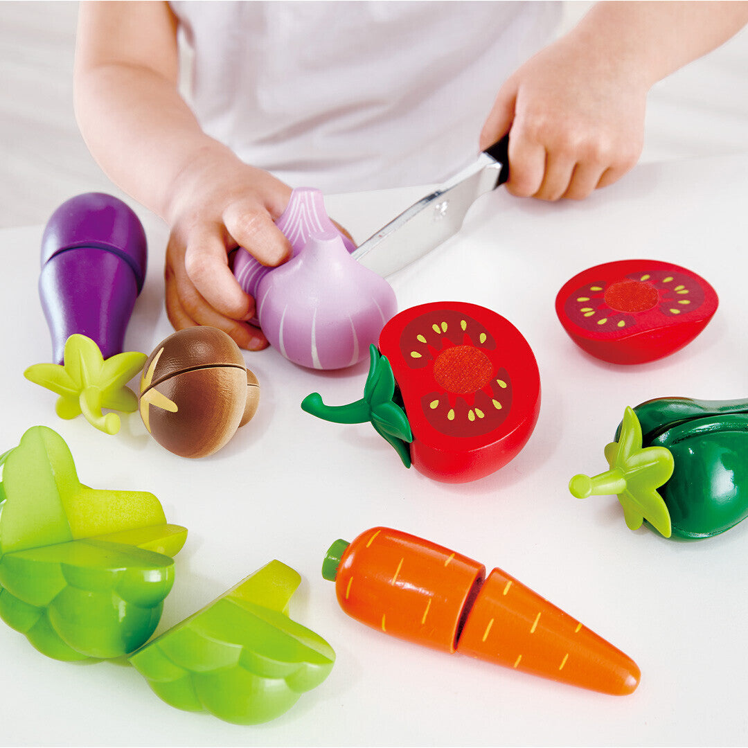 hape houten speelgroenten - 8st | E3161 | 1