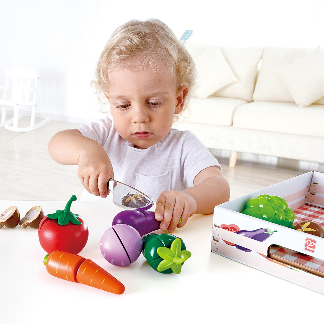 hape houten speelgroenten - 8st | E3161 | 2