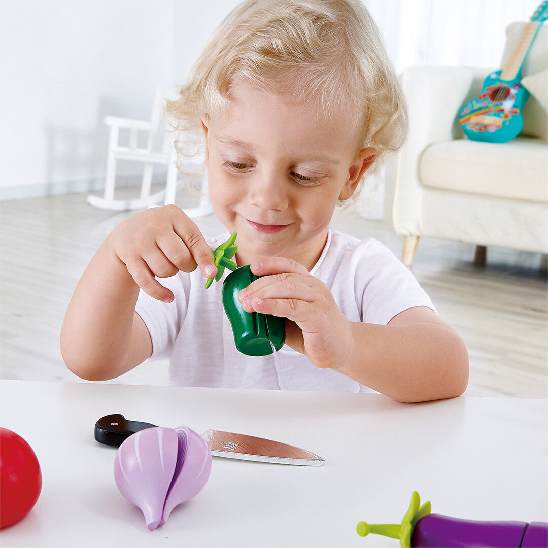hape houten speelgroenten - 8st | E3161 | 4