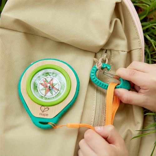 hape kompas met karabijnhaak | E5575 | 2