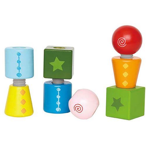 hape schroefblokken - 8st | E0416 | 1