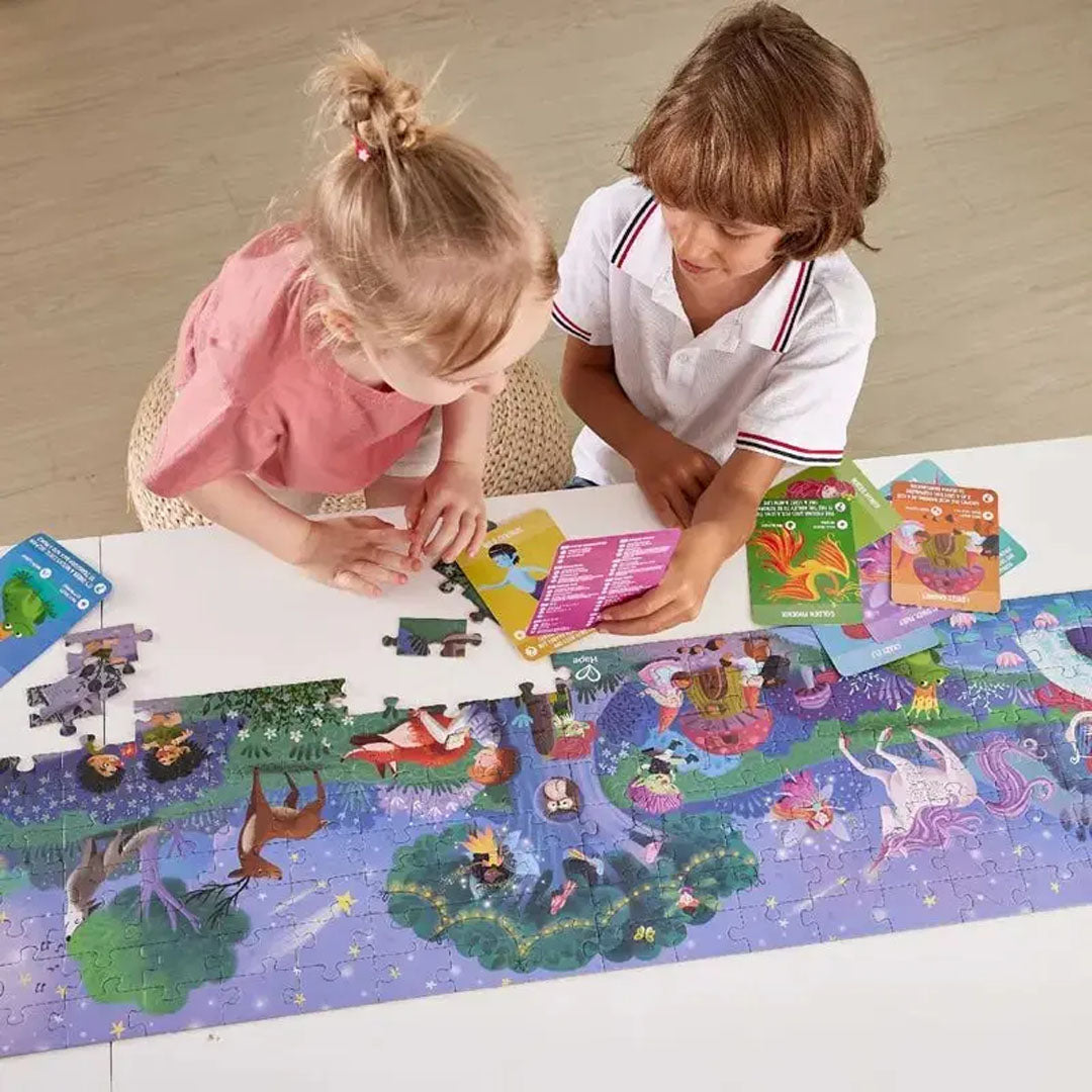 hape vloerpuzzel magic forest glow in the dark - 210st | E1633 | 1