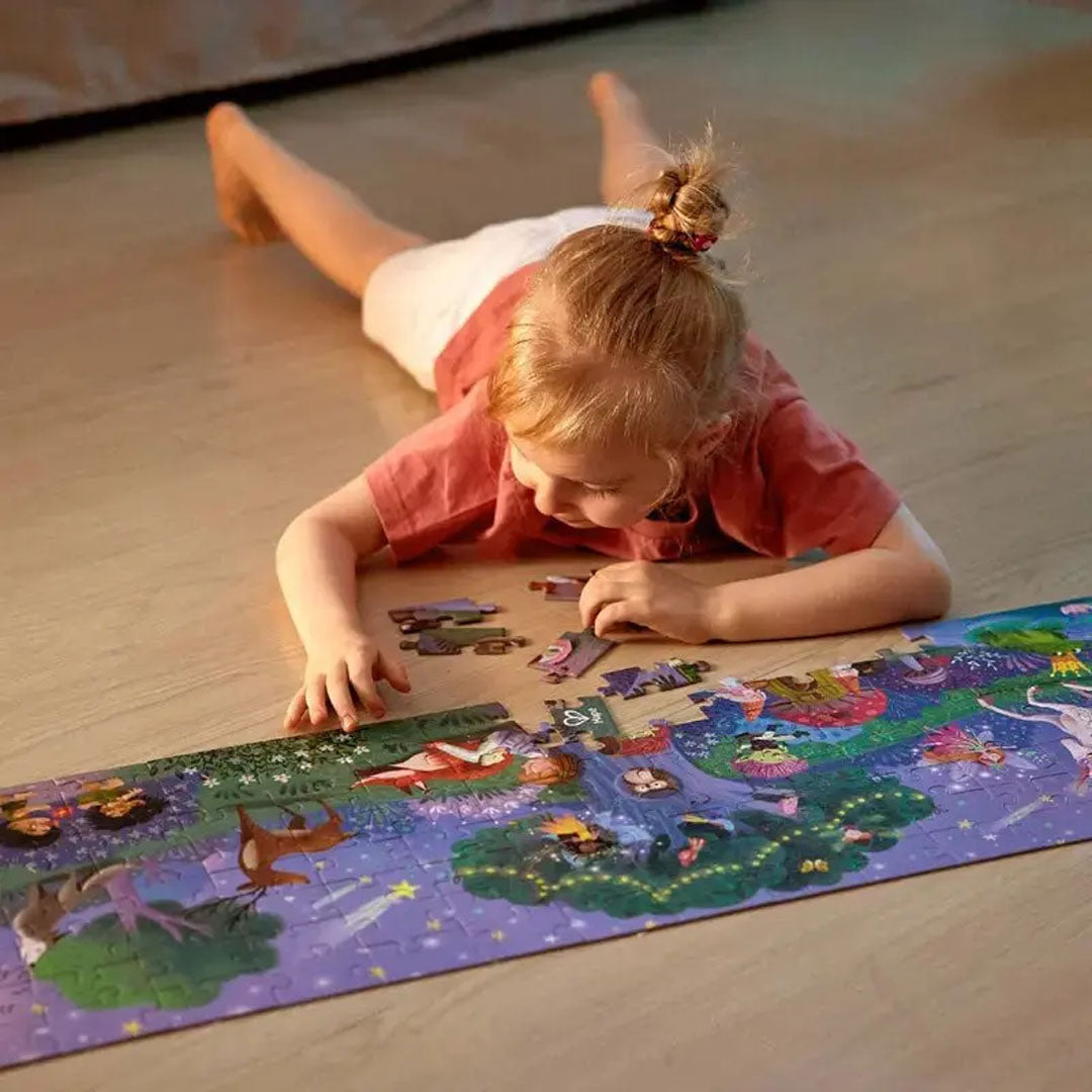 hape vloerpuzzel magic forest glow in the dark - 210st | E1633 | 2