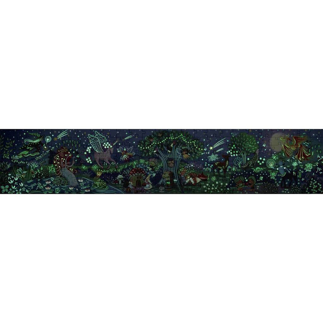 hape vloerpuzzel magic forest glow in the dark - 210st | E1633 | 4