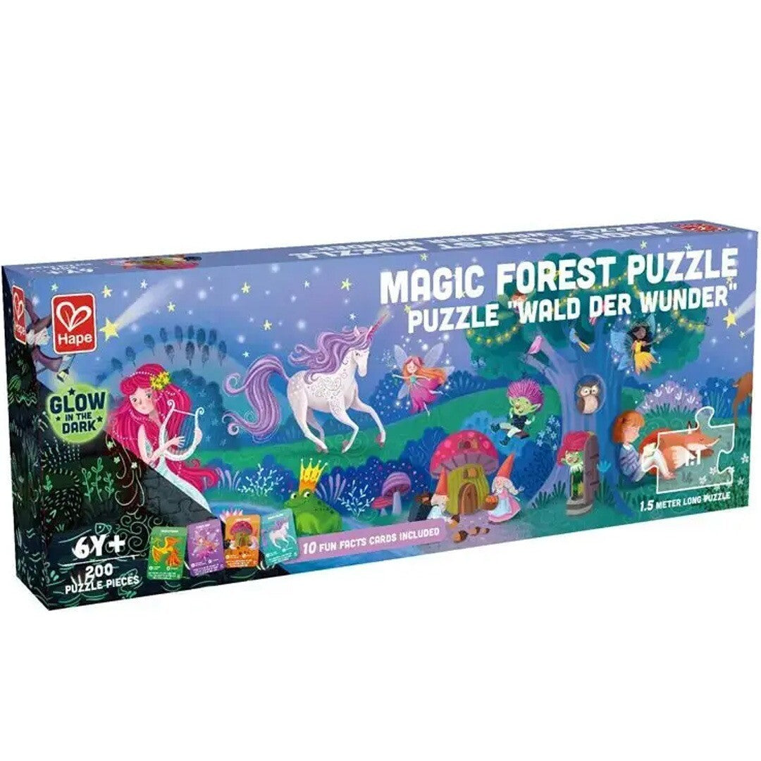 hape vloerpuzzel magic forest glow in the dark - 210st | E1633 | 6