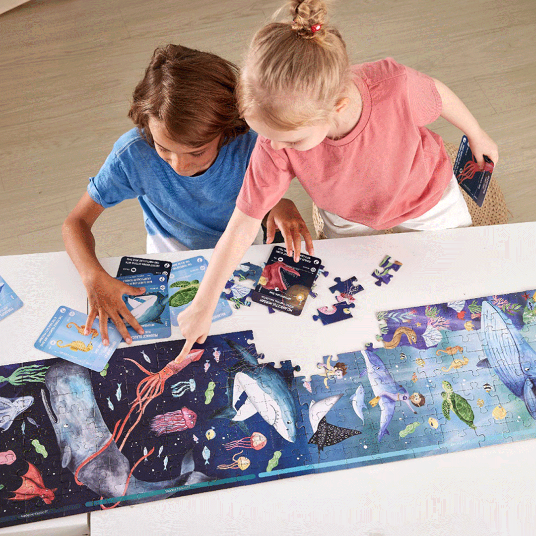hape vloerpuzzel oceaan - 200st | E1634 | 3