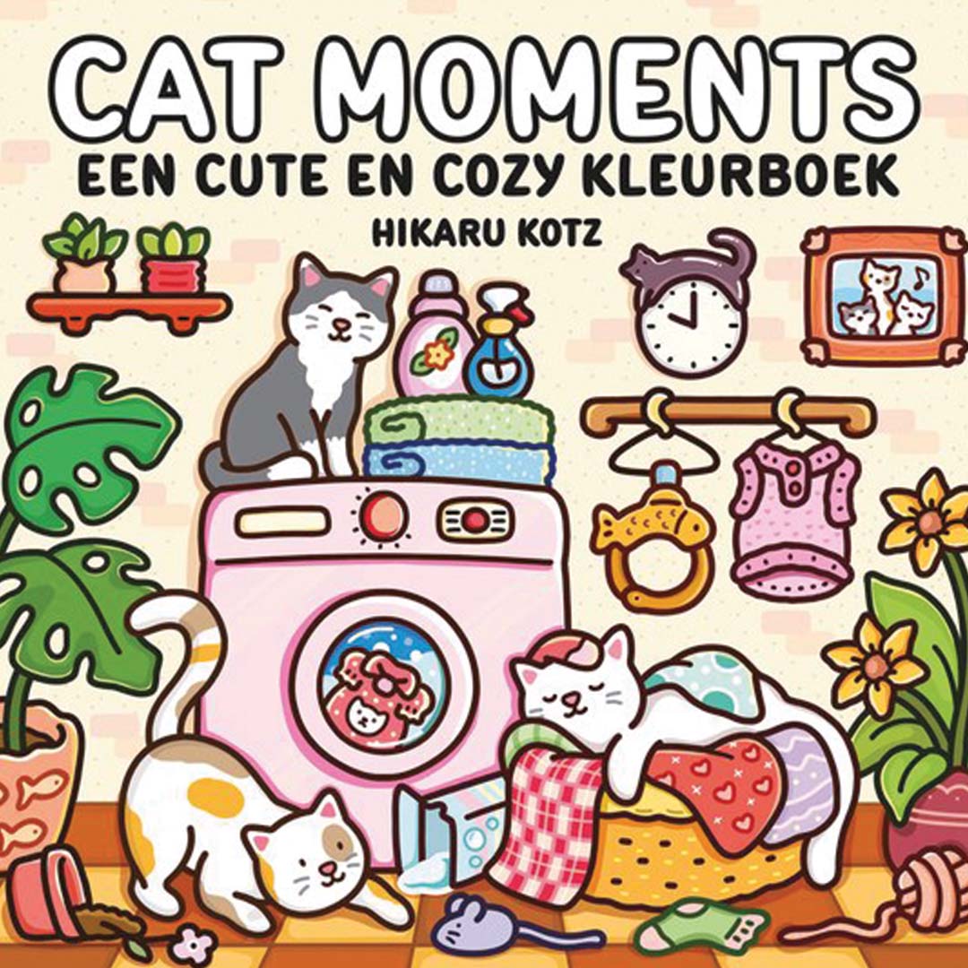 harpercollins holland cat moments – een cute en cozy kleurboek | 1402137 | 1