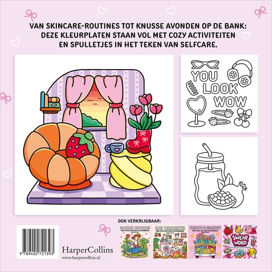 harpercollins holland self-love – een cute en cozy kleurboek | 1402139 | 6