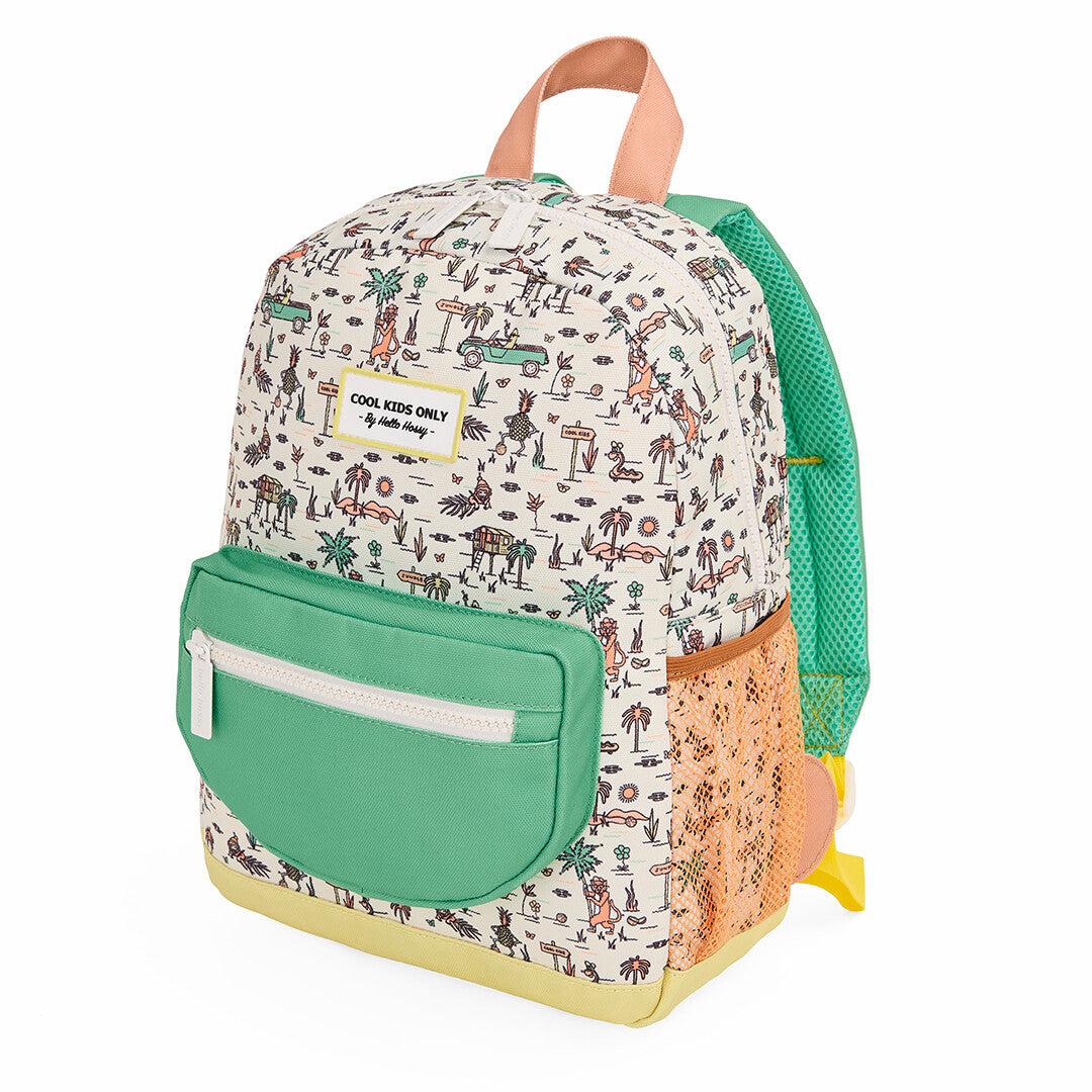 hello hossy kleuterrugzak jungly - 31 cm | SAC-P-024-2-5ANS | 0