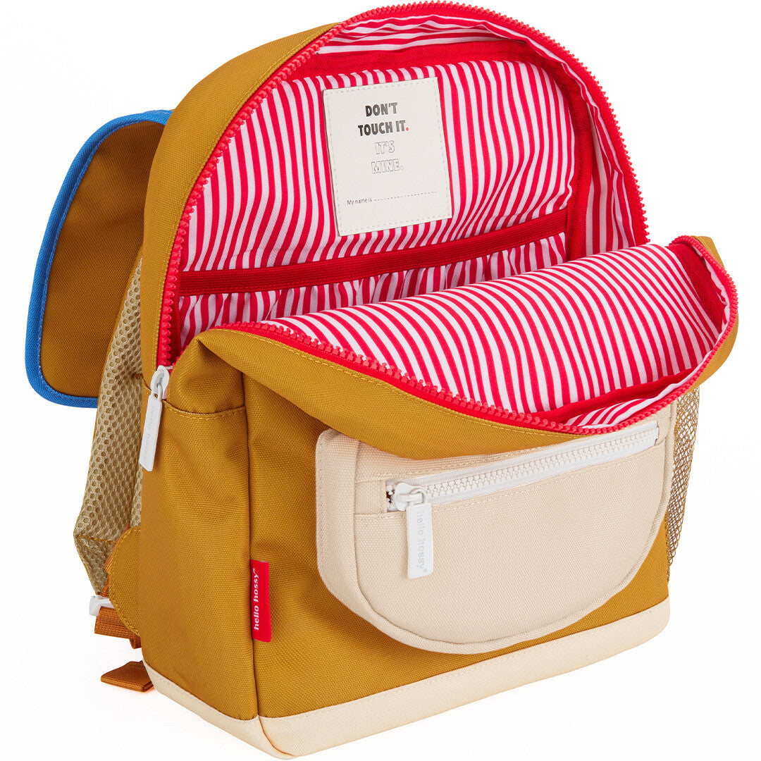 hello hossy kleuterrugzak mini honey - 31 cm  | SAC-M-002-2-7ANS | 2