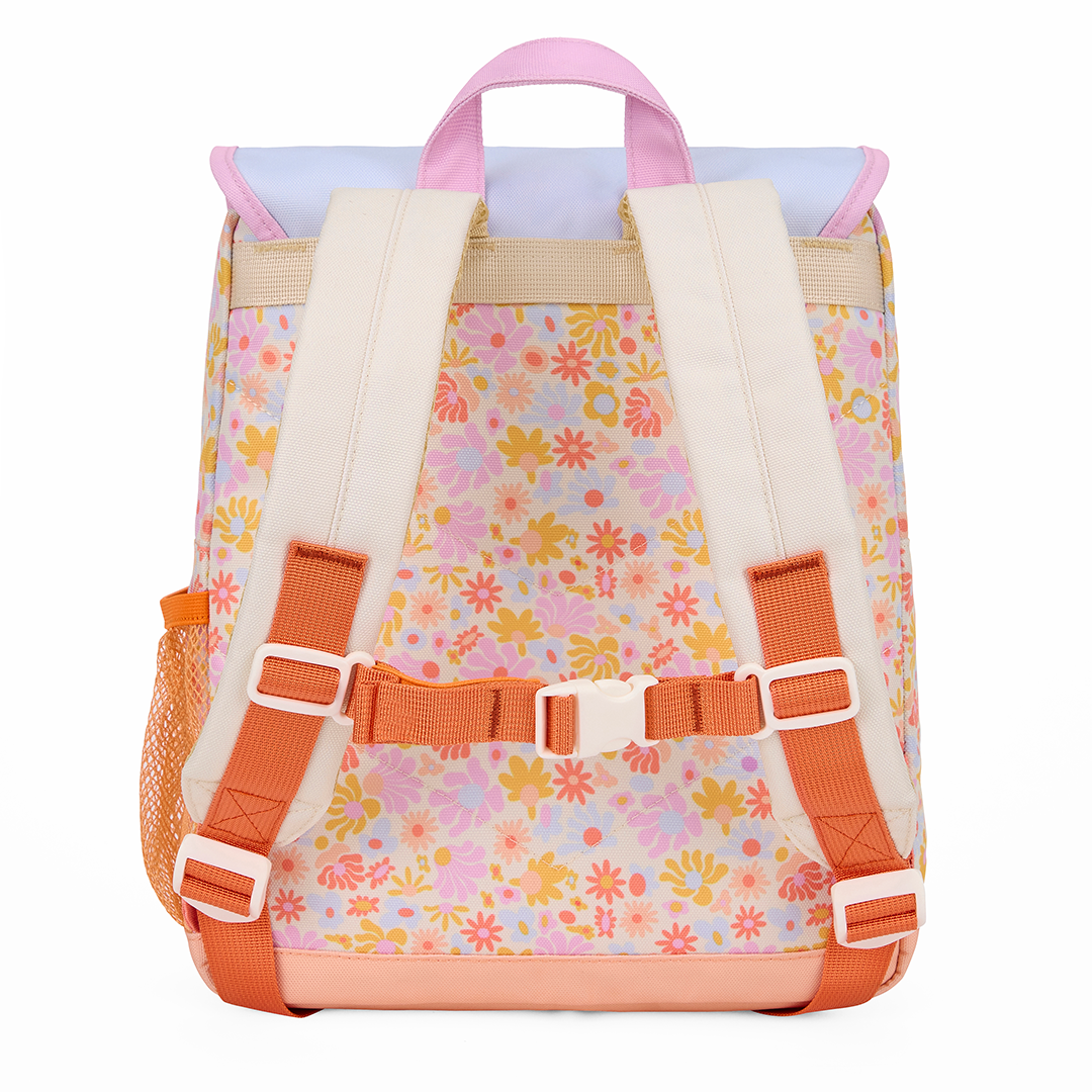 hello hossy kleuterrugzak retro flowers - 31 cm | SAC-P-030-2-5ANS | 5