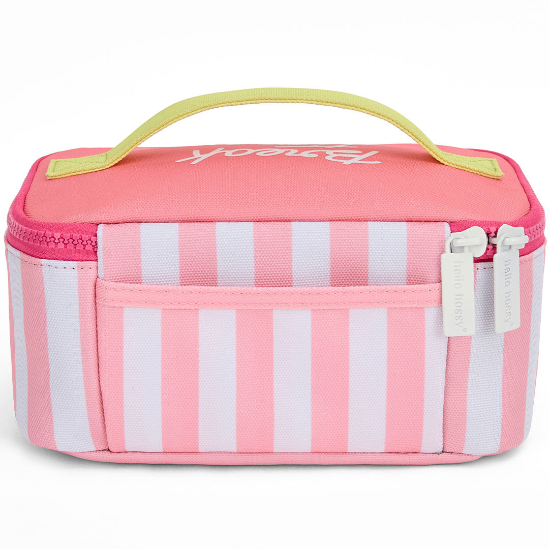 hello hossy lunchtas pink stripes | LUN-P-001-TU | 4