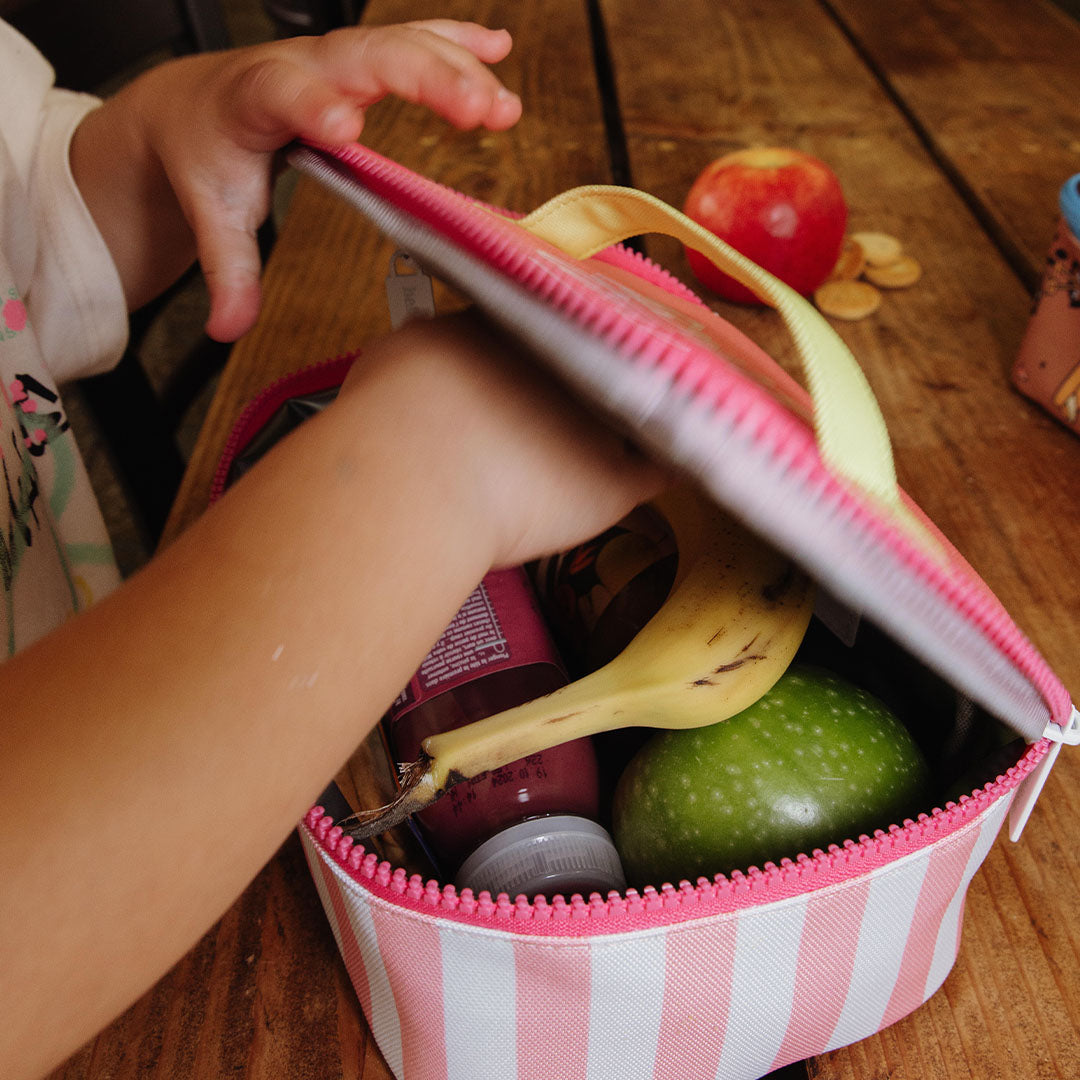hello hossy lunchtas pink stripes | LUN-P-001-TU | 5