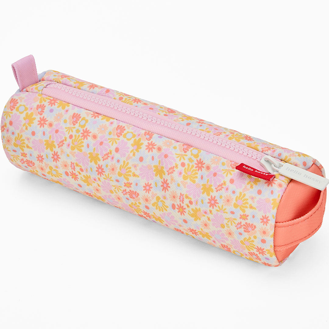 hello hossy pennenetui retro flowers | TRO-P-003-TU | 0
