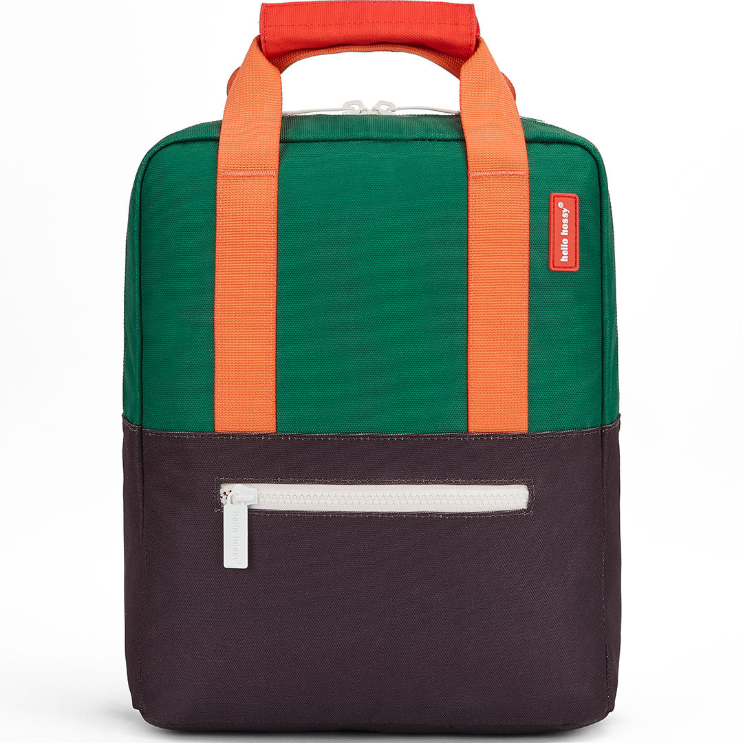 hello hossy rugzak mini dark green - 30 cm | CIT-M-001-KID | 0