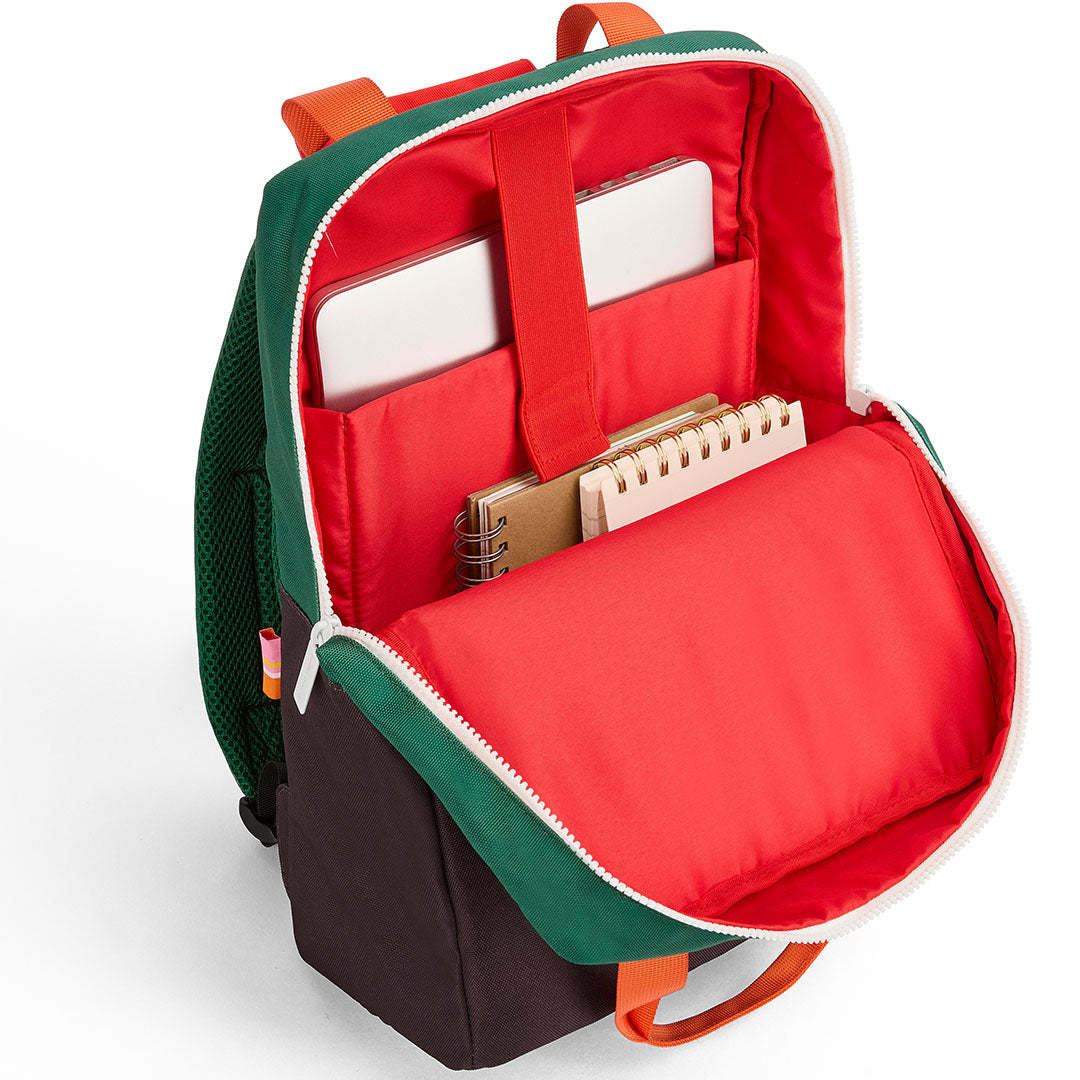hello hossy rugzak mini dark green - 39 cm | CIT-M-001-ADU | 1