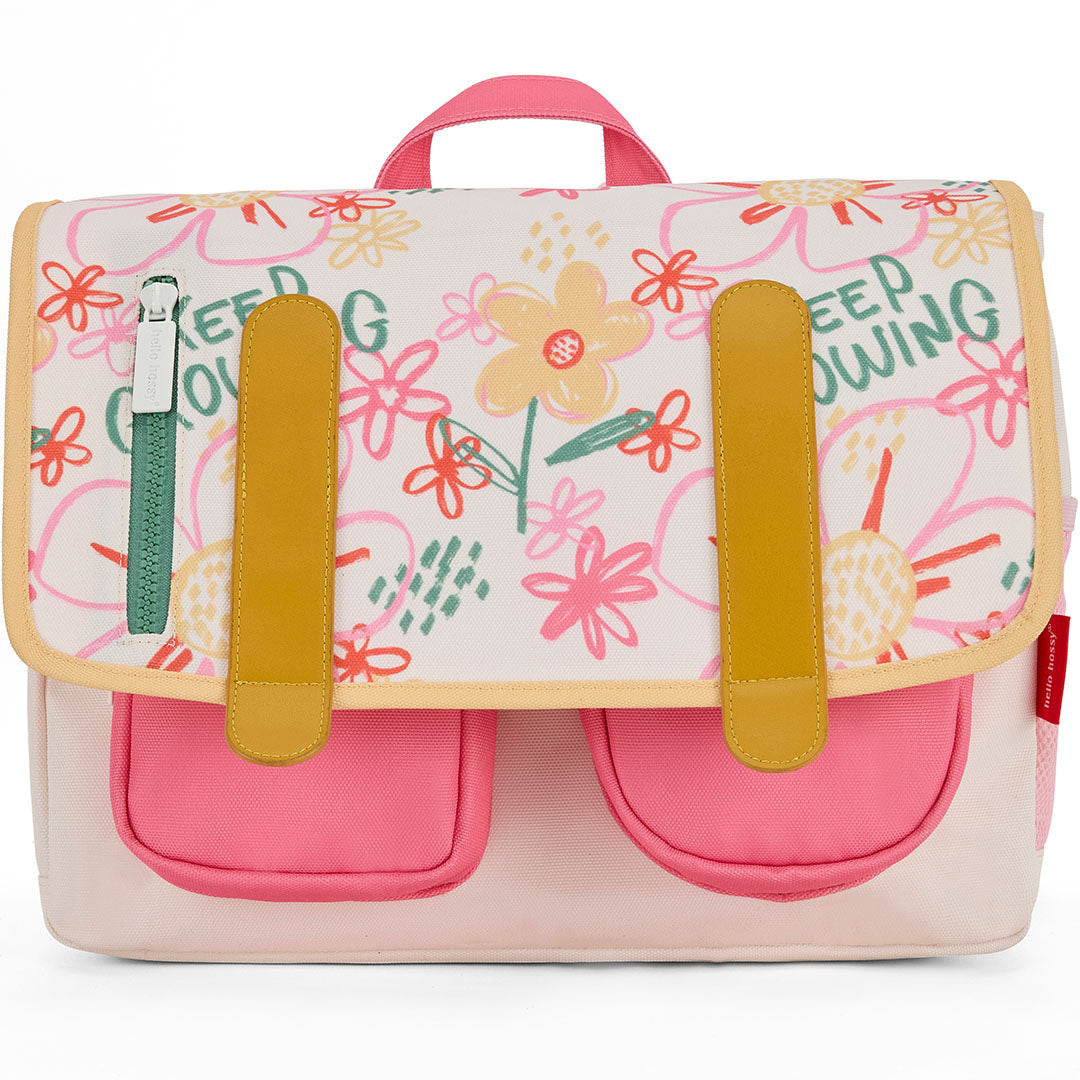 hello hossy schooltas flower artwork - 34 cm | CAR-P-002-2-7ANS | 0