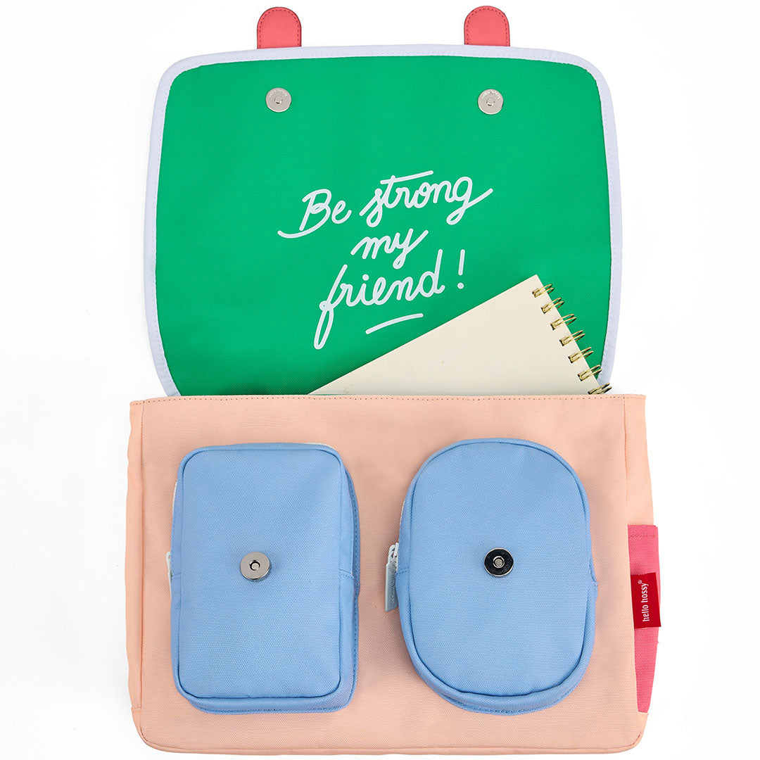 hello hossy schooltas mini indiana - 34 cm | CAR-M-002-2-7ANS | 3