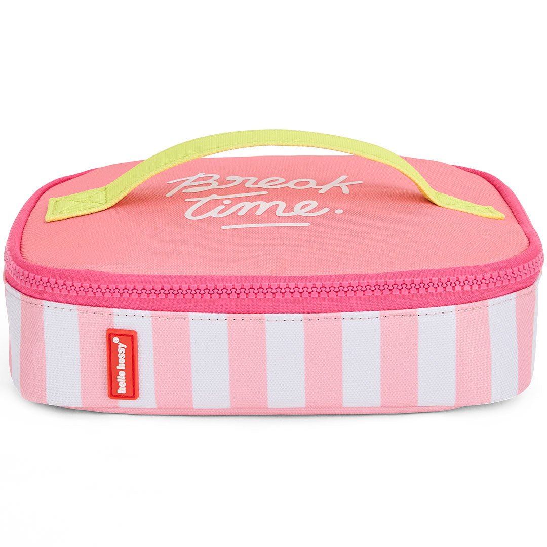 hello hossy snacktas pink stripes | SNA-P-001-TU | 0