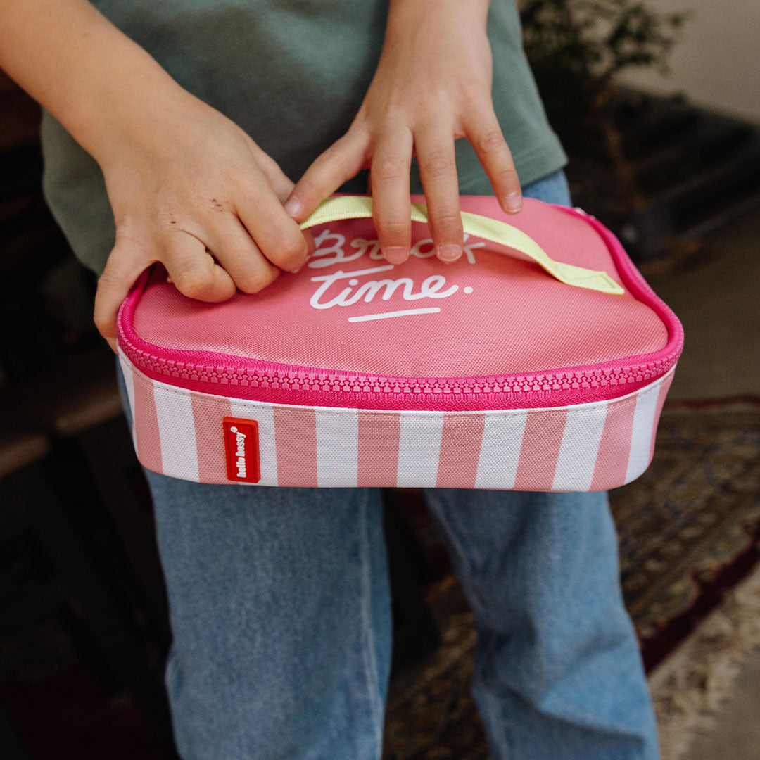 hello hossy snacktas pink stripes | SNA-P-001-TU | 2