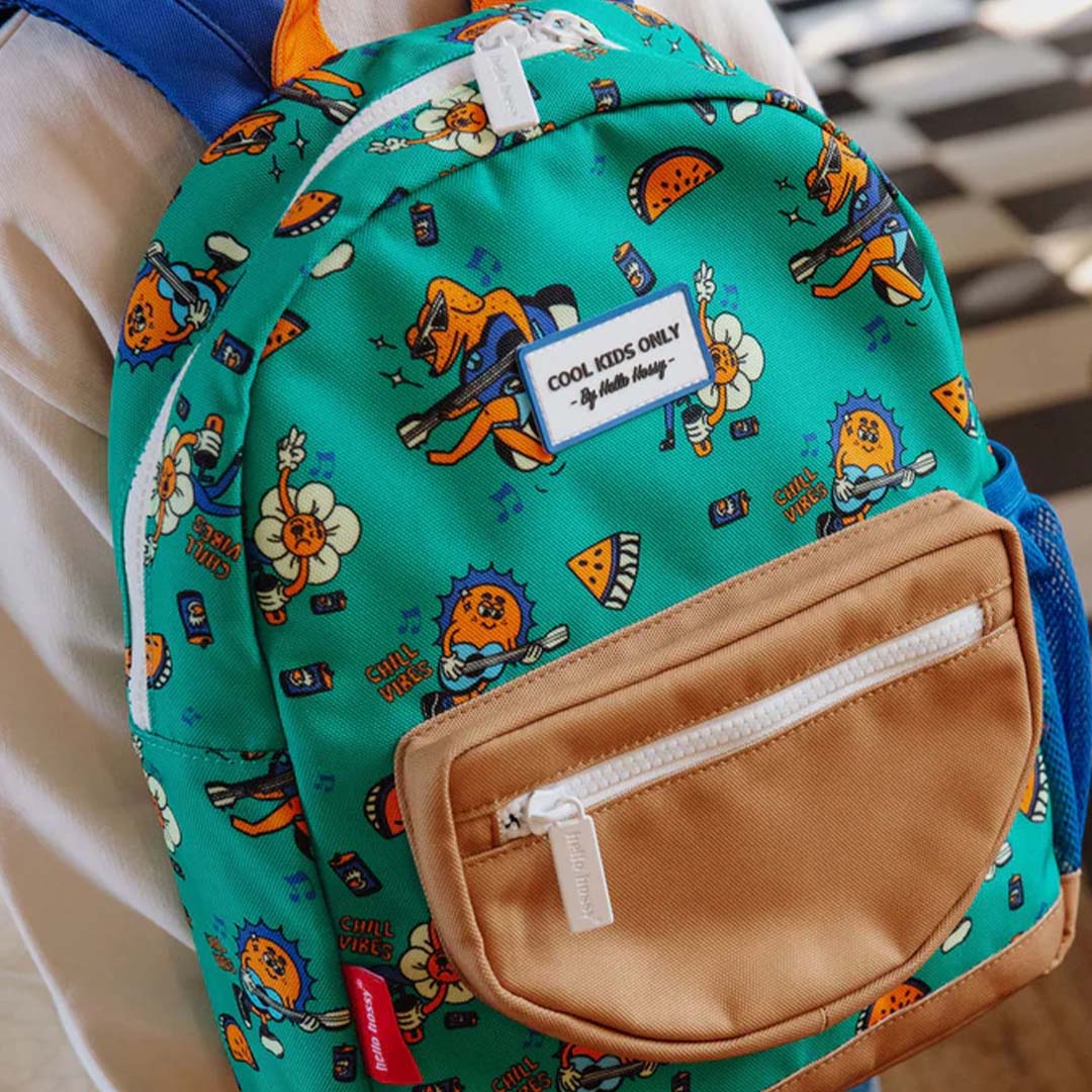 hello hossy kleuterrugzak chill vibes - 31 cm | SAC-P-043-2-5ANS | 2