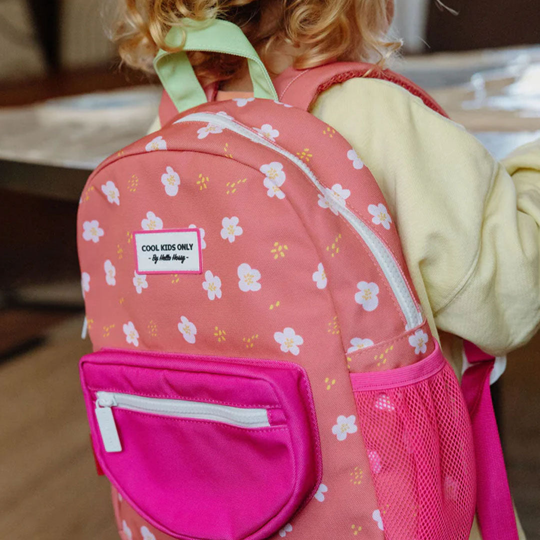 hello hossy kleuterrugzak peachy bloom - 31 cm | SAC-P-044-2-5ANS | 3
