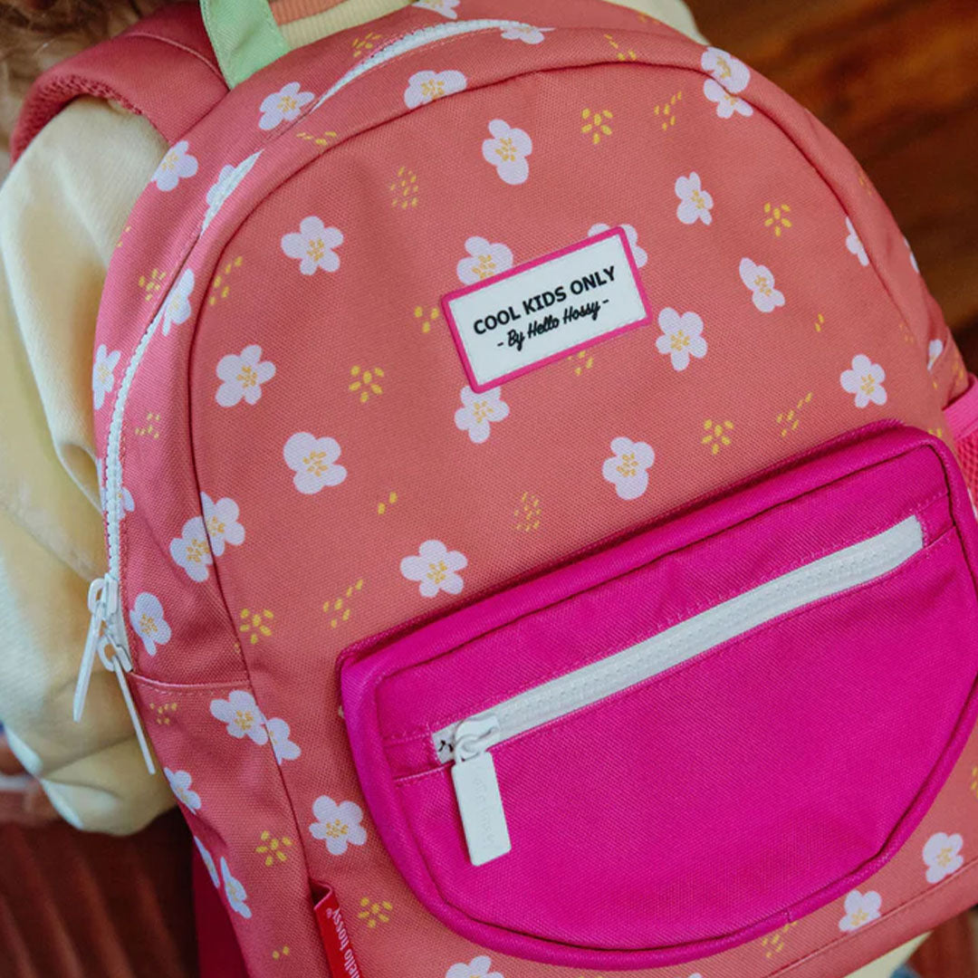 hello hossy kleuterrugzak peachy bloom - 31 cm | SAC-P-044-2-5ANS | 2