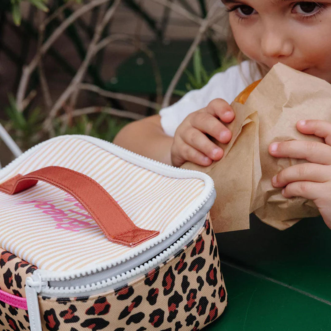 hello hossy lunchtas leopard #7 | SRE-P-008-TU | 2