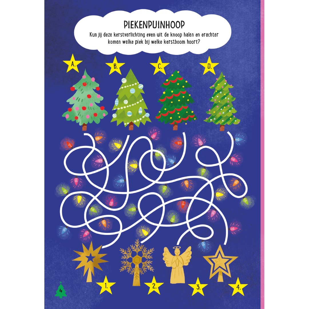 het piekfijne kerstmis spelletjesboek