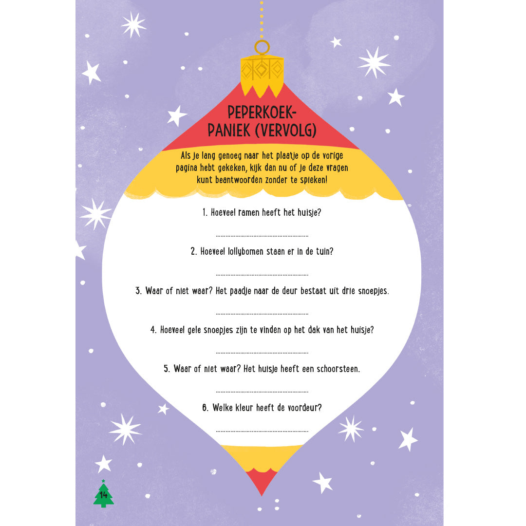 het piekfijne kerstmis spelletjesboek