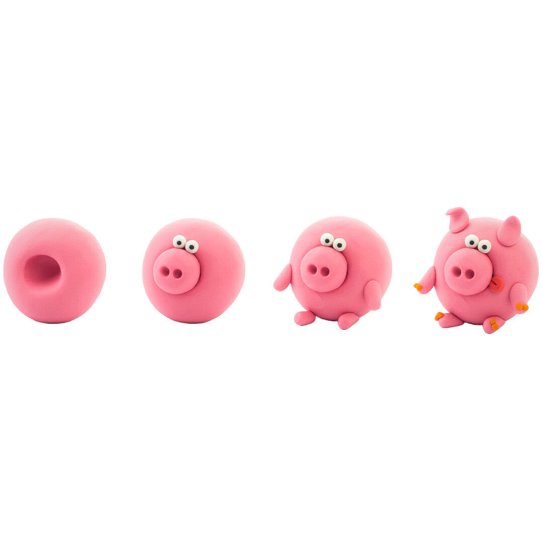 hey clay boetseerklei boerderijdieren - 6 figuren | 15012 | 2