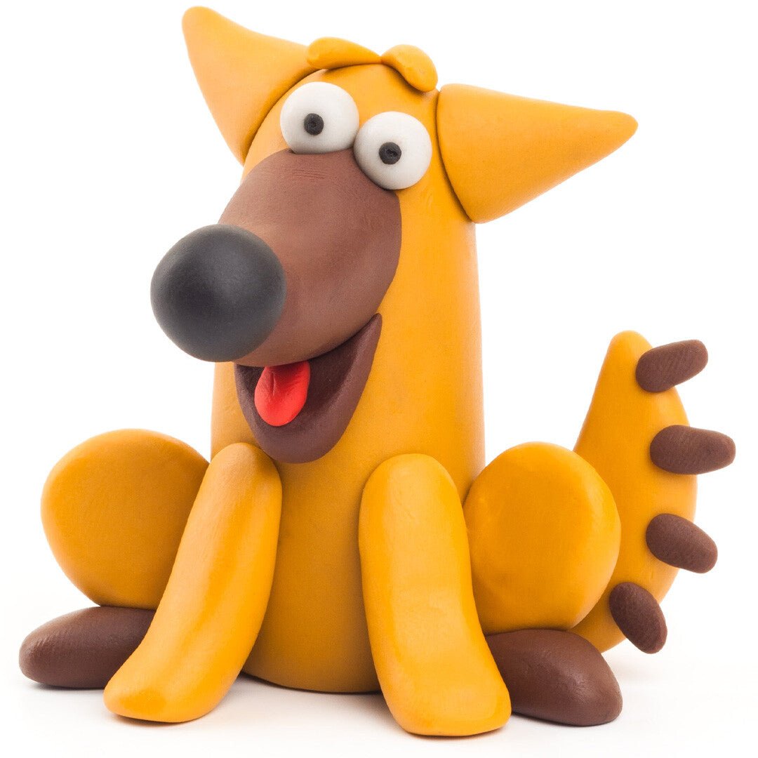 hey clay boetseerklei boerderijdieren - hond, schaap en koe | 60024 JAN | 3