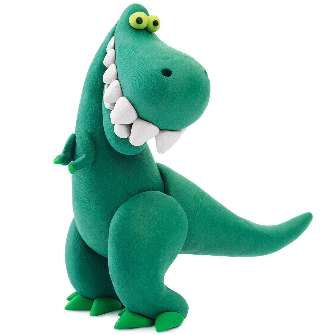 hey clay boetseerklei dino's - 6 figuren | 15016heyclay | 3