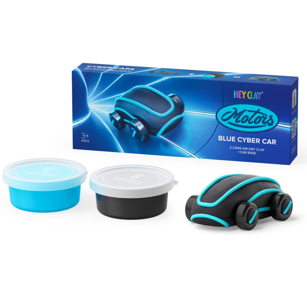 hey clay boetseerklei motors - cyber car blue | 20903 | 0