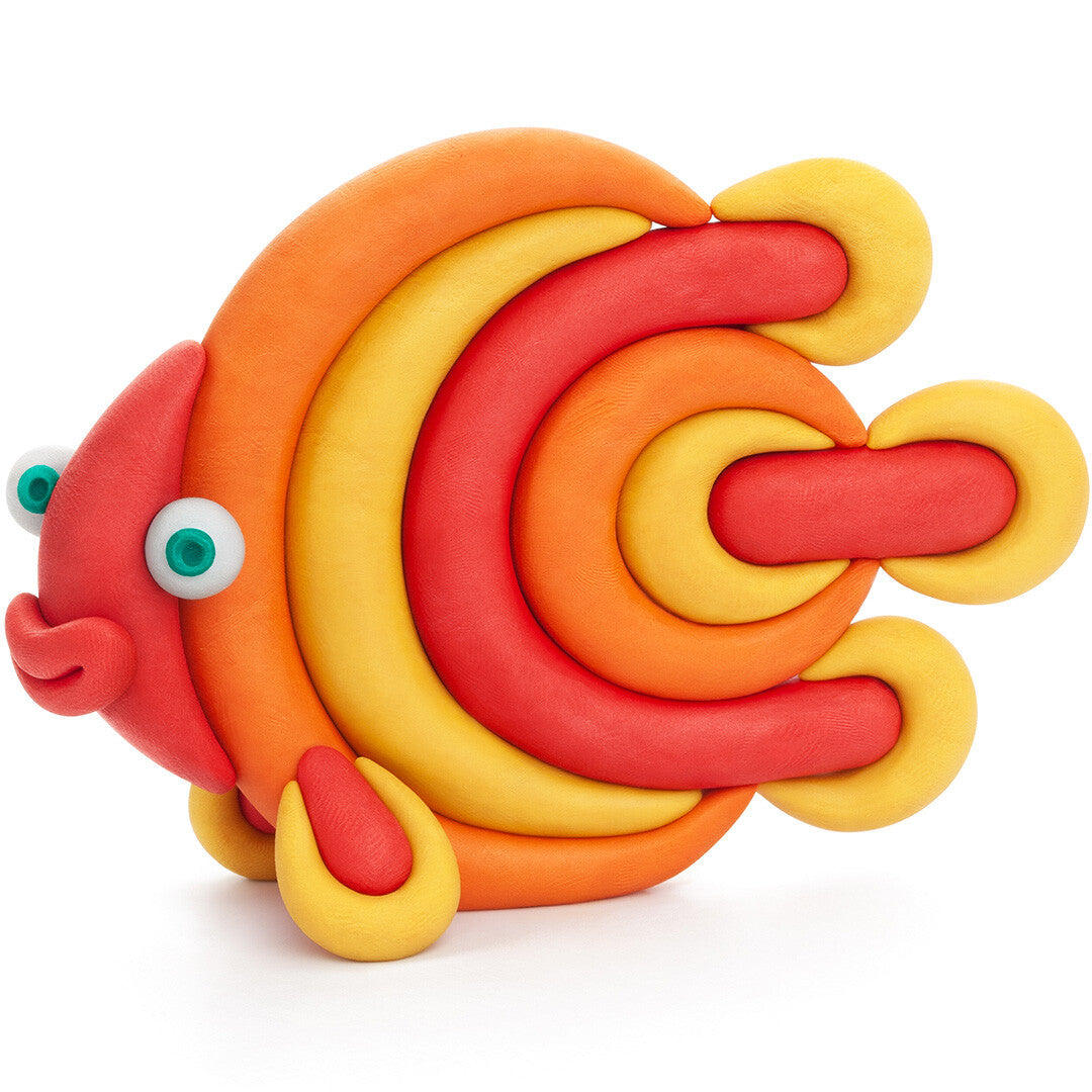 hey clay boetseerklei oceaan - 6 figuren | 15014heyclay | 2
