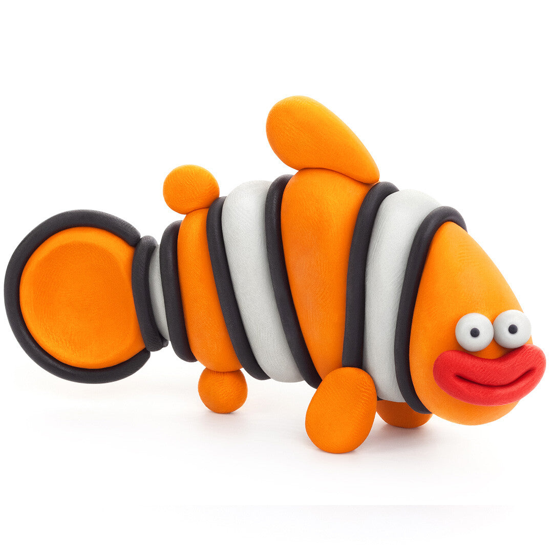 hey clay boetseerklei oceaan - clownvis, discusvis en aal | 60028 | 2