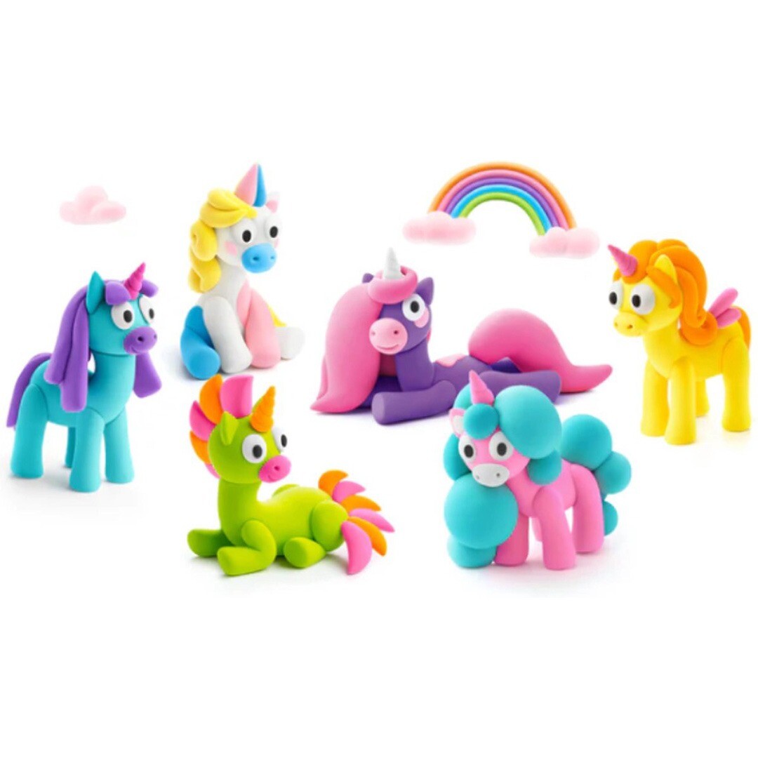 hey clay boetseerklei rainbow unicorns | 15028 | 2